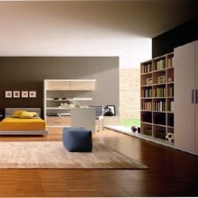 Teen Room Thumbnail size Teen Room Bedroom White Rug Wood Flooring Unique Lamp Bookcase Exciting Teen Room Looks So Chic with Bright and Wide Visualization