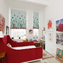 Ideas Blake House Red Carpet White Home Library Spacious Blake Home's Stylish Style