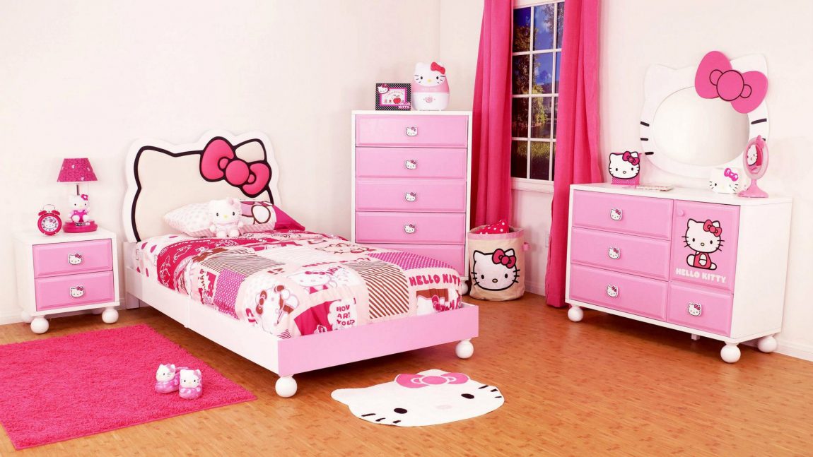 Bedroom Large-size Cute Kids Bedrooms Ideas Bedroom Designs Furniture Best Stores Small Decorating Simple Good Home Interior Design Room Furniture With Hello Kitty Ornaments Bedroom